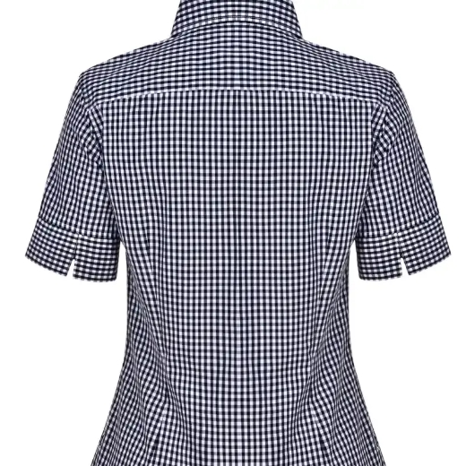 Picture of Winning Spirit, Ladies Gingham Check S/S Shirt